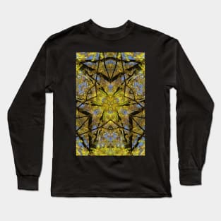 Pattern, yellow atumn leaves Long Sleeve T-Shirt